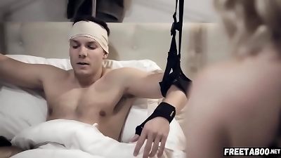 mom Helps Injured Stepson To jizz | Mom's Helping Hand! Kit Mercer - utter movie On FreeTaboo.Net