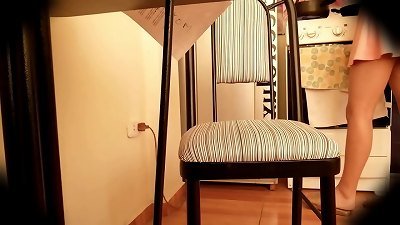 upskirt without underpants wonderful Argentine university student Miranda