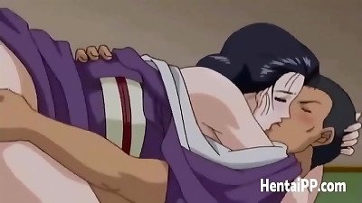 anime Mom-I-would-Like-to-Fuck poke In 3some (Hentai uncensored )